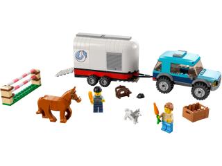 LEGO SUV mit Pferdeanhänger