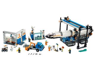 LEGO Raketenmontage & Transport