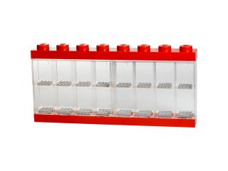 LEGO Schaukasten für 16 Minifiguren in Rot