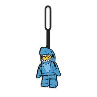 LEGO Taschenanhänger mit Mann im Haikostüm