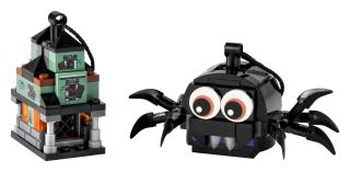 LEGO Spinne und Geisterhaus