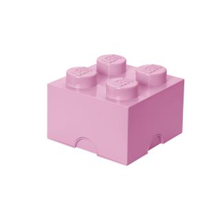 LEGO Aufbewahrungsstein mit 4 Noppen in Hellviolett