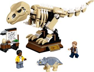 LEGO T. Rex-Skelett in der Fossilienausstellung