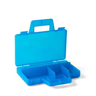 LEGO Tragbare Sortierbox in transparentem Blau