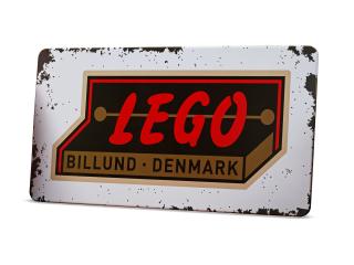 LEGO VIP 1950's Retro Blechschild