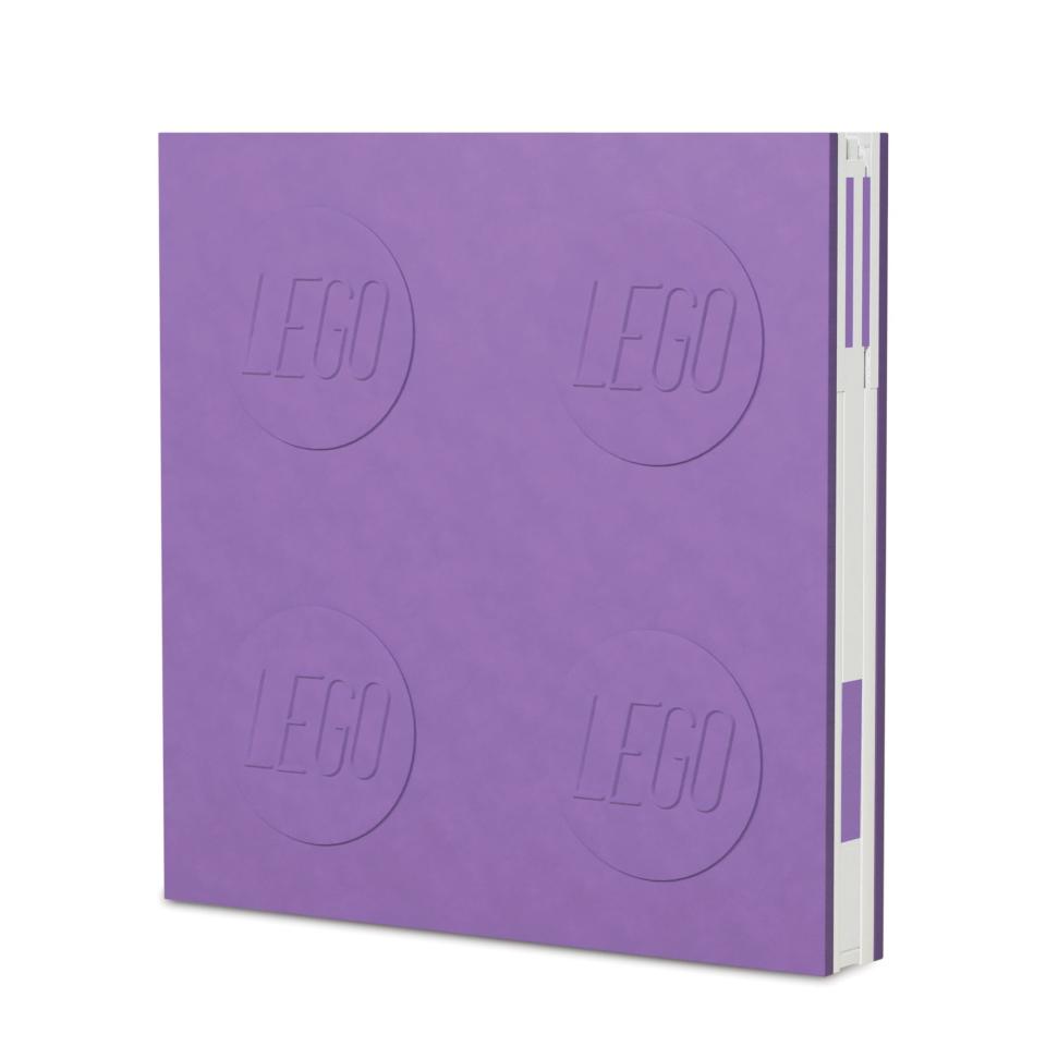 LEGO 5007245 Verschließbares Notizbuch mit Gelschreiber in Lavendel