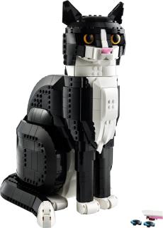 LEGO Schwarz-weiße Katze