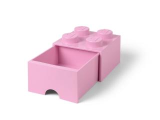 LEGO Stein mit 4 Noppen & Schubfach in Hellviolett