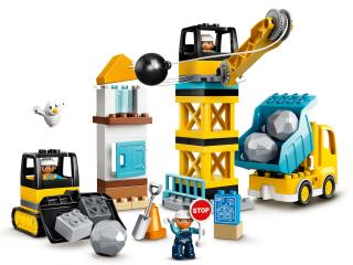 LEGO Baustelle mit Abrissbirne