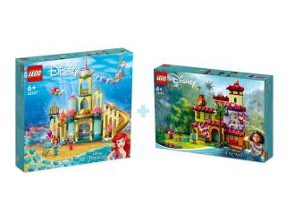 LEGO Magie-Paket: Arielles Unterwasserschloss & Haus der Madrigals
