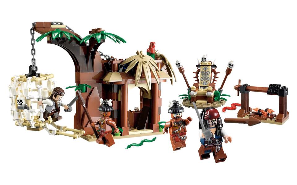 LEGO 4182 Flucht vor den Kannibalen