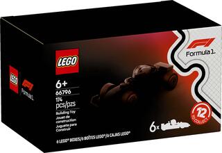 LEGO F1® Rennwagen zum Sammeln - 6er-Pack