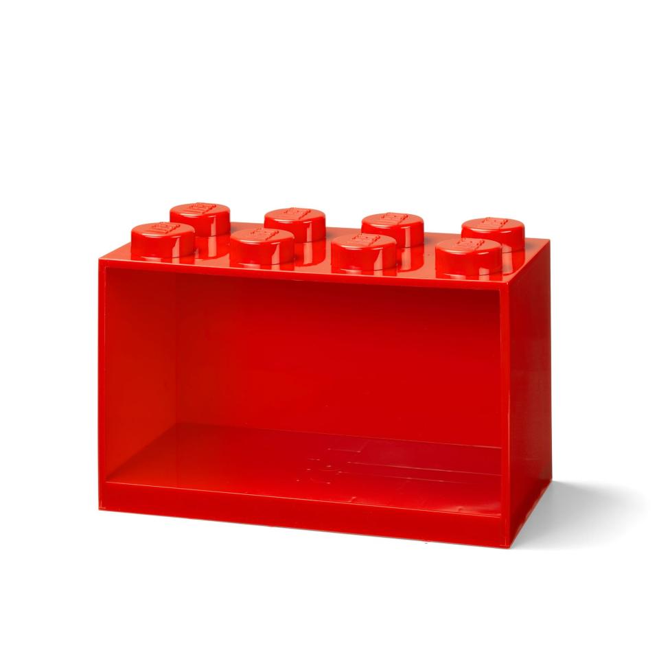 LEGO 5007284 Steinregal mit 8 Noppen in Rot