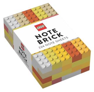 LEGO Notizzettel-Stein - Gelb