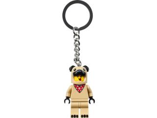 LEGO Schlüsselanhänger mit Bulldoggen-Mann