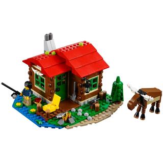 LEGO Hütte am See